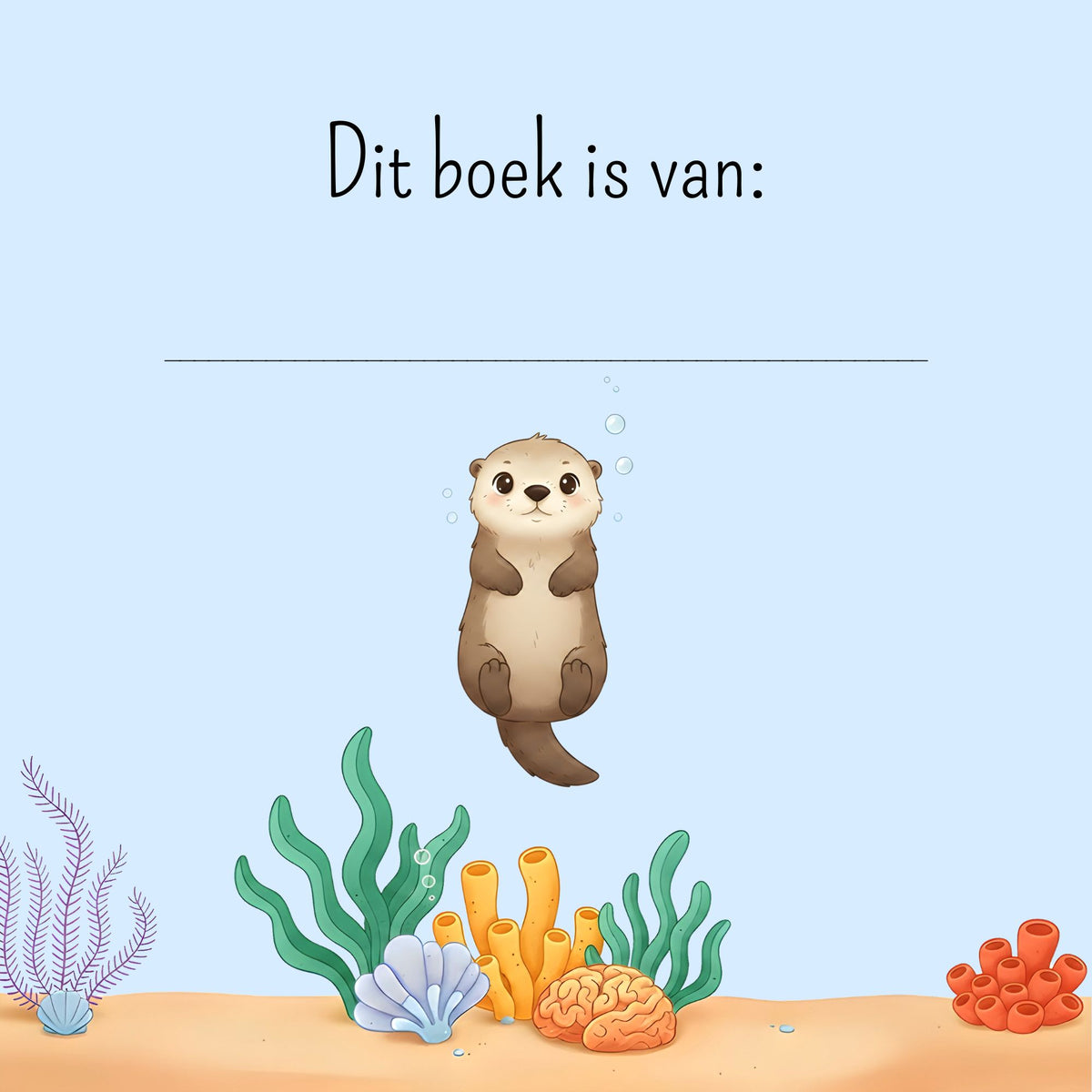 Baby mijn eerste jaar - Zeedieren thema