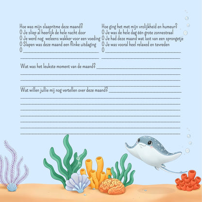 Baby mijn eerste jaar - Zeedieren thema