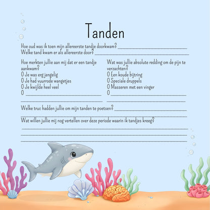 Baby mijn eerste jaar - Zeedieren thema